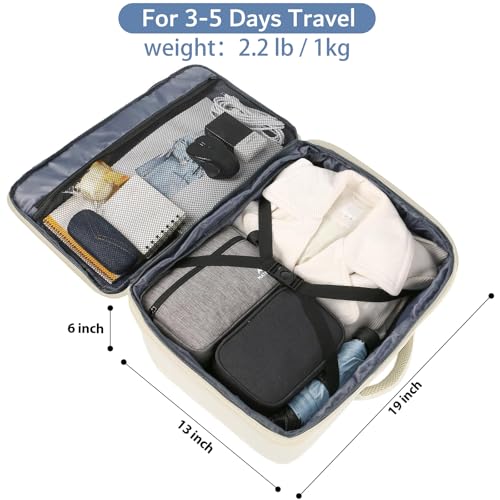 Beige Travel Backpack Women