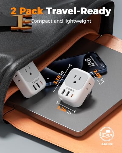 Italy Travel Plug Adapter (2 Count)
