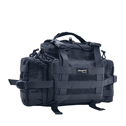 Tactical Range Bag Outdoor Sling Backpack Hiking Fanny Waist Pack