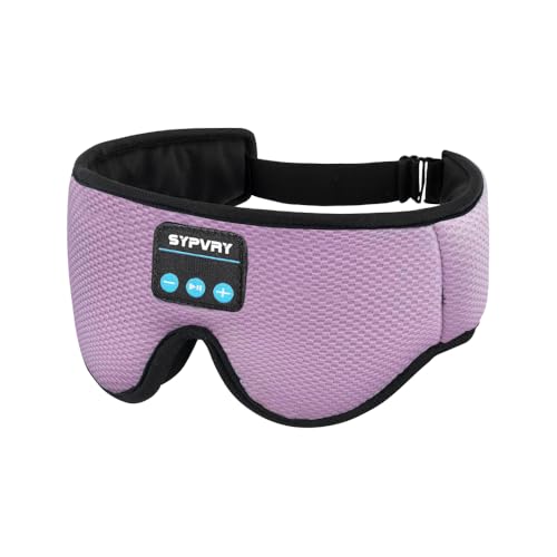 Sleep Mask Bluetooth Headphones Soft Wireless Headband Eye Mask Blackout with Microphone