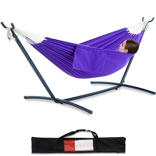 Double Hammock with Stand for Outside