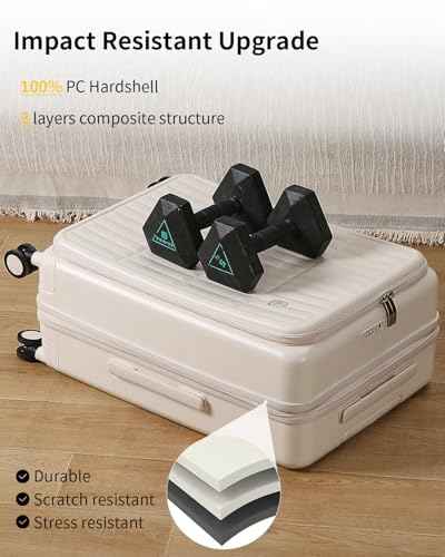 Expandable Top Open 28 Inch Checked Luggage with Spinner Wheels