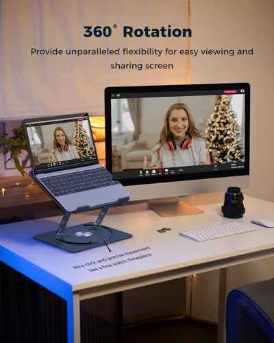 360° Rotating Laptop Stand for Desk