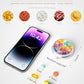 Pill Box 3 Compartment Portable Travel Medicine Box with Mirror