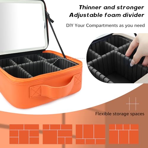 Makeup Bag with Led Mirror