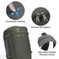 18" Travel Backpack Airlines Approved Personal Item Bag Women Grey Green