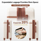 Luggage Sets Durable Hardshell 3 Piece Suitcase with Bags (5 Count)