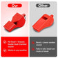 Emergency Whistles with Lanyard 10 Pack Red Safety Whistle for Lifeguard Outdoor Emergency Camping Hiking Boating Loud Signaling Whistles