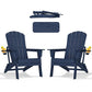 Folding Adirondack Chairs Set of 2