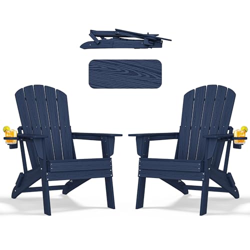 Folding Adirondack Chairs Set of 2