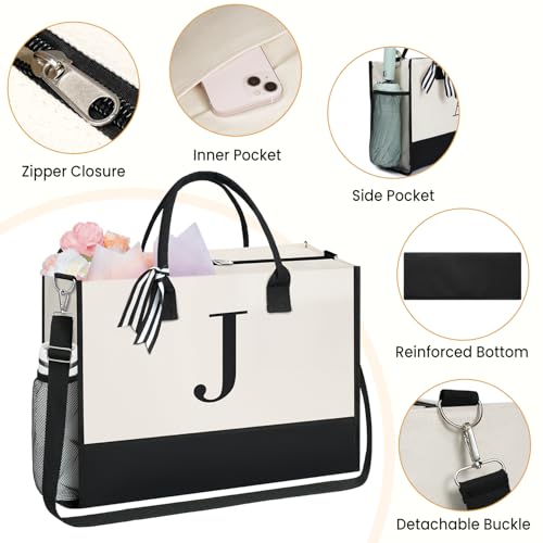 Personalized Initial Tote Bag