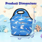 Neoprene Kids Lunch box Insulated Soft Bag Mini Cooler Thermal Meal Tote Kit for Boys