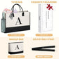 Personalized Initial Tote Bag
