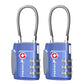 TSA Approved Cable Luggage Locks (2 Count)
