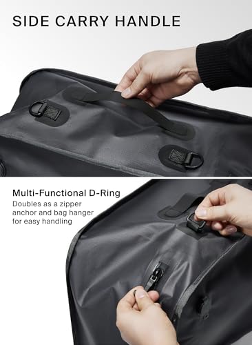 Black Voyage Reusable Vacuum Compression Travel Bag for Carry