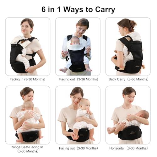 Baby Carrier with Hip Seat