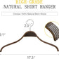 Slim Wooden Hangers with Extra Soft Non (30 Count)