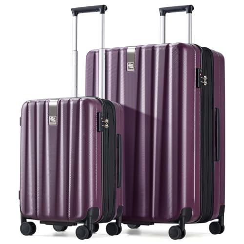 Expandable Hard Shell Luggage Sets (2 Count)