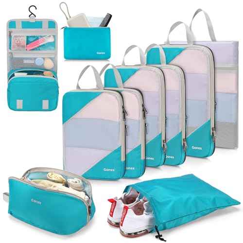 Compression Packing Cubes for Travel (10 Count)