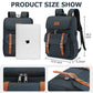 Vintage Backpack Travel Laptop Backpack with usb Charging Port for Women & Men College Backpack Fits 15.6 Inch Laptop Blue Brown