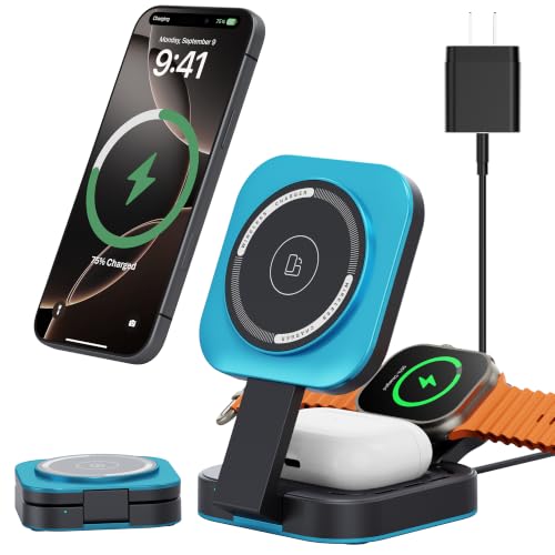 3 in 1 Mini Foldable Charging Station for Apple Devices