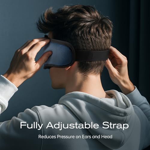 3D Sleep Mask with Bluetooth Headphones