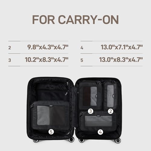 TripCozy Compression Packing Cubes