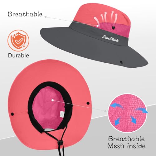 Women's Ponytail Safari Sun Hat