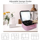 Travel Makeup Bag with LED Mirror Travel Makeup Organizer with 3 Lighted Settings