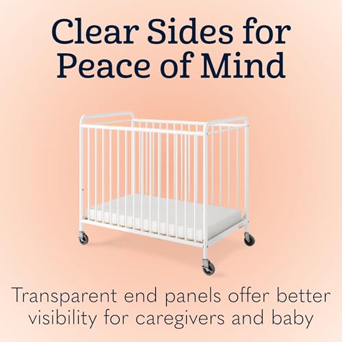 Chelsea Clearview Metal Compact Daycare Crib