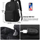 Black Backpack for Women Men