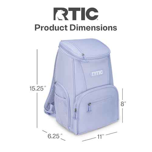 15 Can Lightweight Backpack Cooler Soft Insulated Portable Bag for Lunch