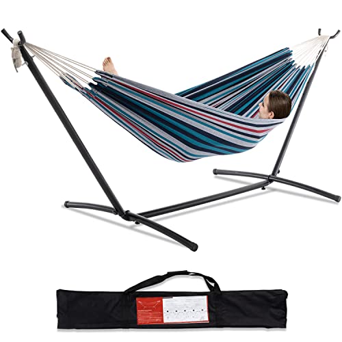 Double Hammock with Stand for Outside