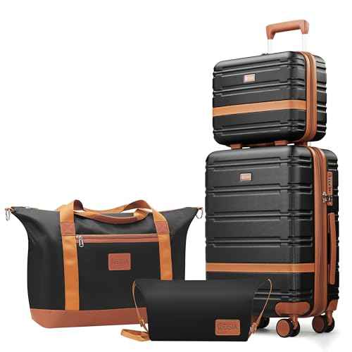 Luggage Sets with spinner wheels (4 Count)