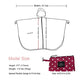 Rain Poncho Jacket Coat Hooded Zipper Style for Women