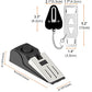 2 Packs Portable Door Stop Alarm & Door Lock (4 Count)