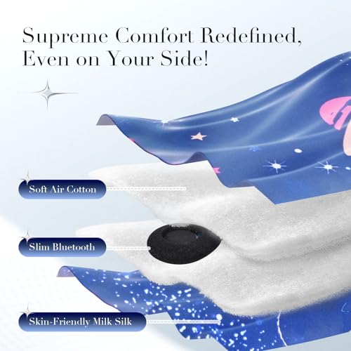 Sleep Mask with Bluetooth Headphones