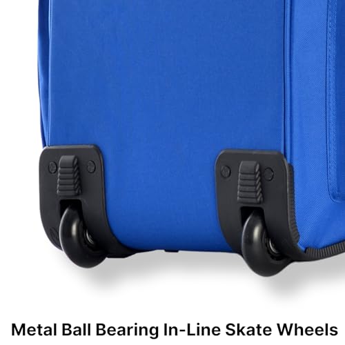 29 inch Jumbo Size 8 Pockets Wheeled Rolling Duffel Bag Water Resistant Luggage Lightweight Travel Suitcase with Retractable Handle