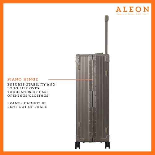 32" Aluminum Macro Traveler Checked Spinner Luggage