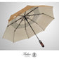 Folding Umbrella Real Wood Handle Pimlico Mustard Navy