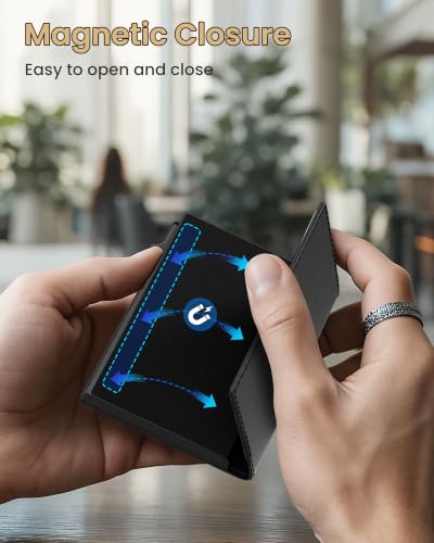 Mens Wallet Card Holder for AirTag