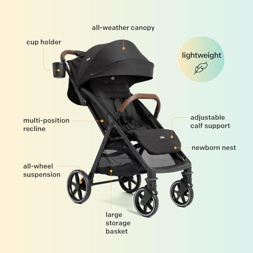 Baby Nutmeg Compact Lightweight Travel Stroller
