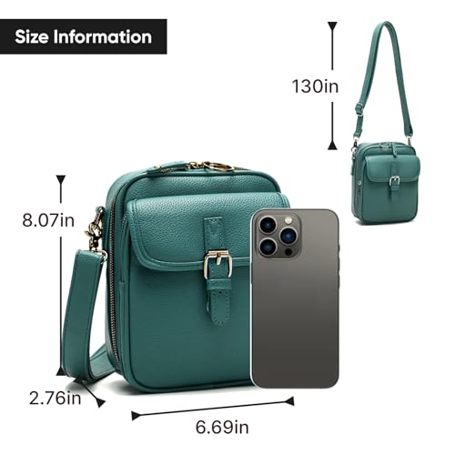 Leather Crossbody Bags for Women Anti