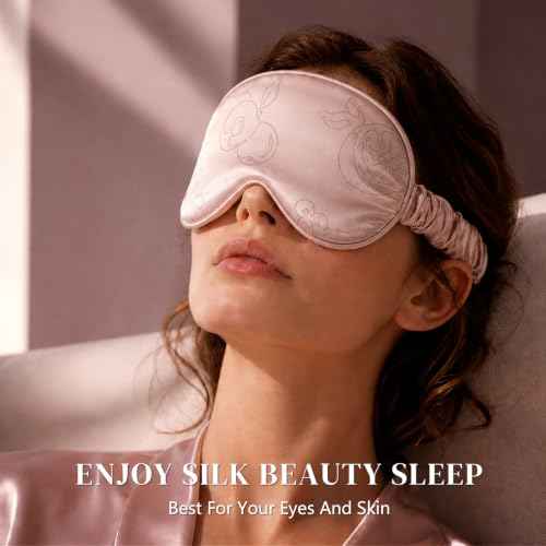 Adjustable 22 Momme 100% Pure Mulberry Silk Sleep Mask