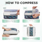 10 Set Compression Packing Cubes for Travel Essentials (10 Count)