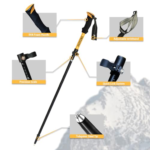 Foldable Hiking Poles Telescopic
