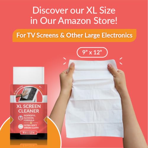 70% Isopropyl Alcohol Large Screen and Electronics Wipes (50 Count)