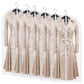 Clear Garment Bags for Hanging Clothes Travel (6 Count)