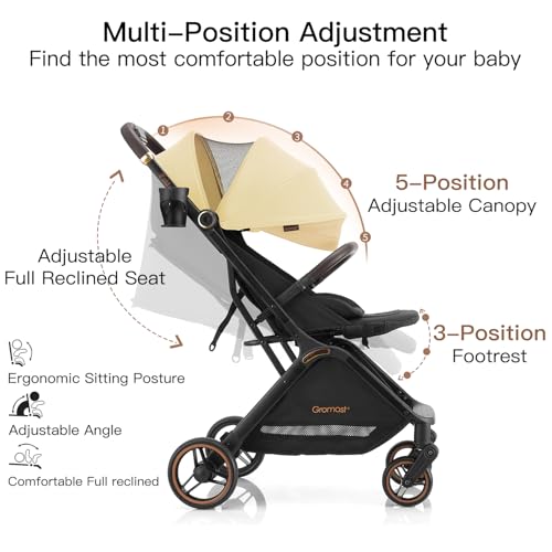 Gravity Folding Baby Stroller