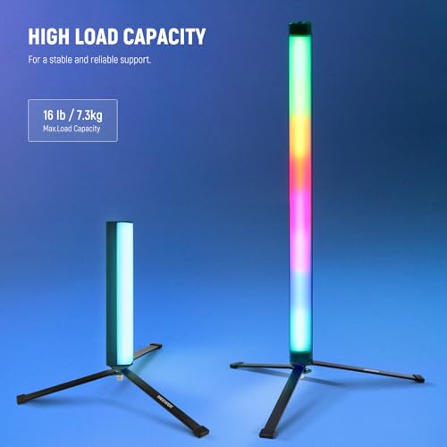 Metal Mini Tripod Base for TL120C TL60 CL124 Tube Light Wand Stick